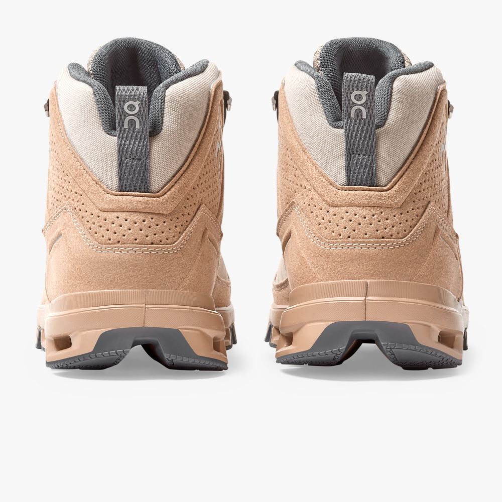 Apricot Men's On Running Cloudridge Hiking Shoes | IGO167ZZ