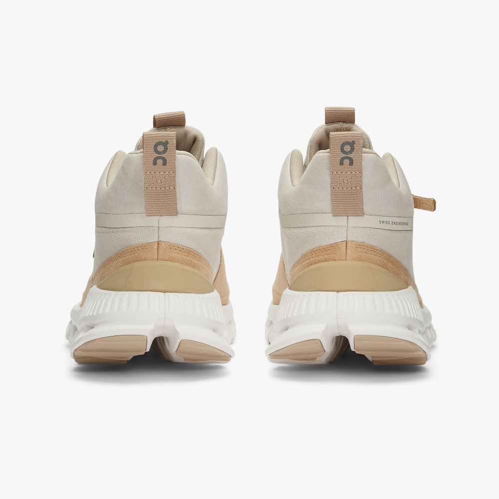 Apricot Women's On Running Cloud Hi Sneakers | ZZJ5859EJ