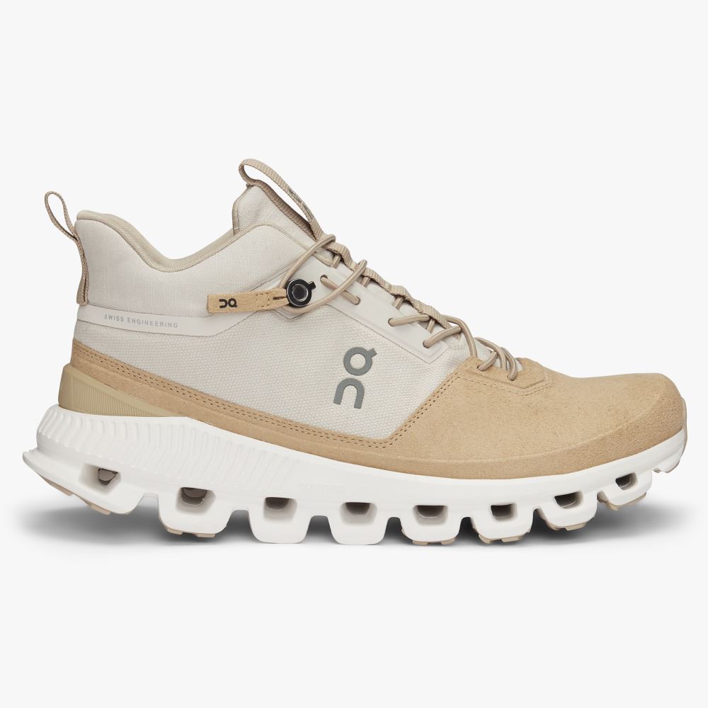 Apricot Women\'s On Running Cloud Hi Sneakers | ZZJ5859EJ