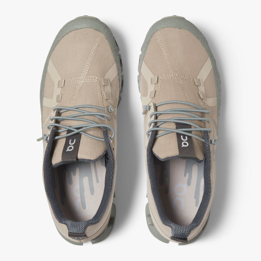 Beige Green Women's On Running Cloud Sneakers | DJU882IT