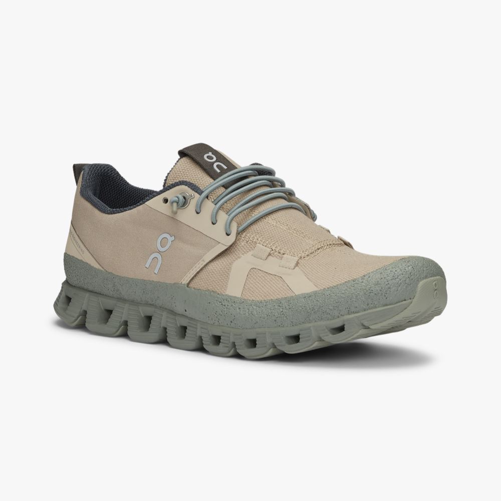 Beige Green Women's On Running Cloud Sneakers | DJU882IT