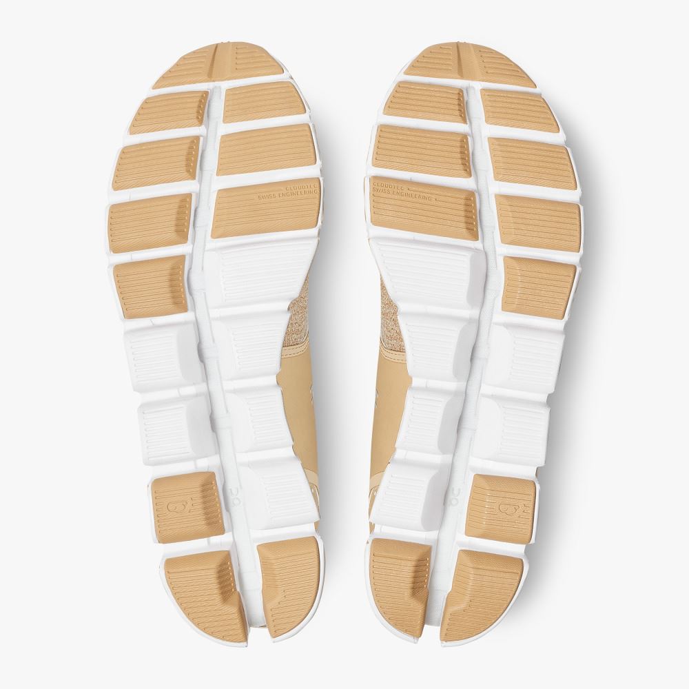 Beige Men's On Running Cloud Sneakers | OSF9356CY