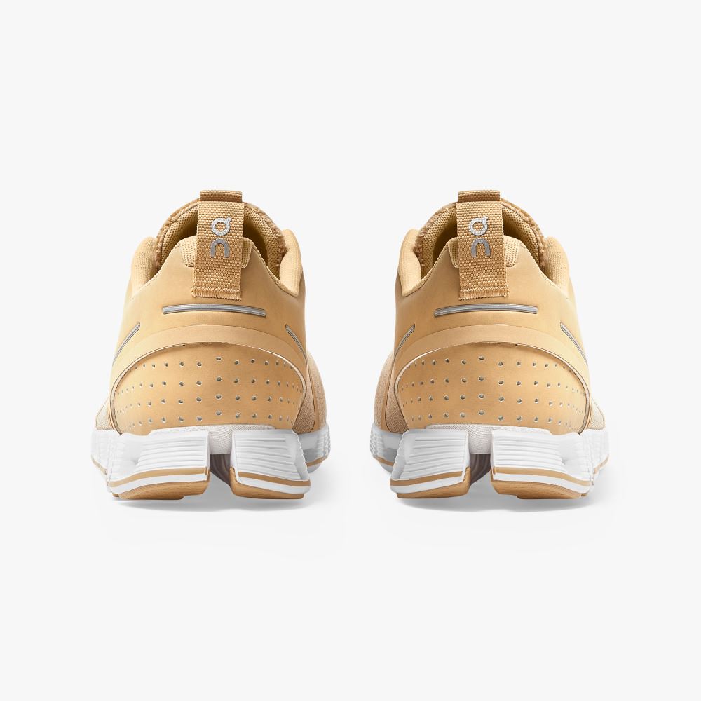 Beige Men's On Running Cloud Sneakers | OSF9356CY