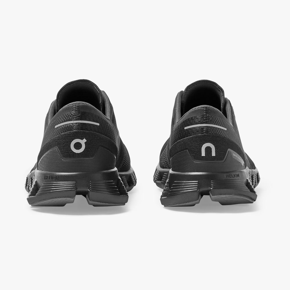 Black Men's On Running Cloud X Road Running Shoes | YXH433SI