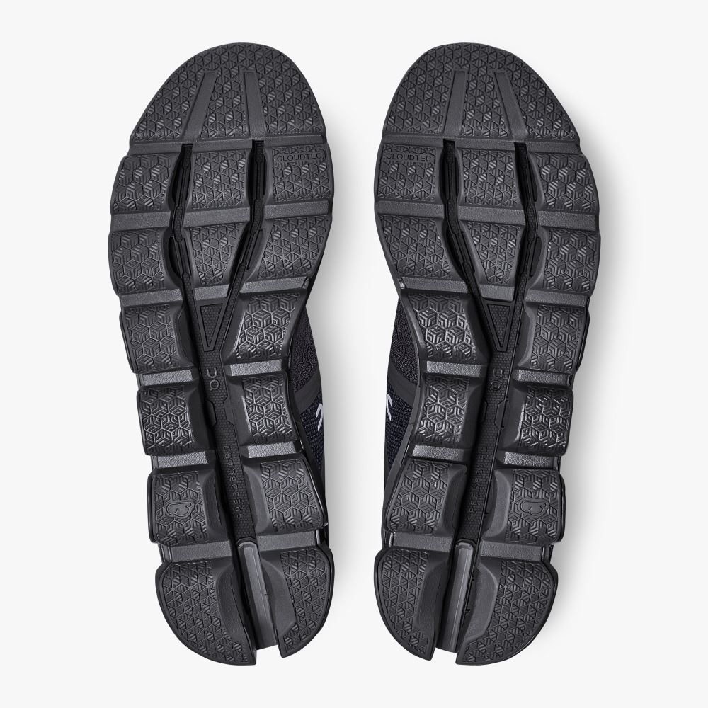 Black Men's On Running Cloudace Road Running Shoes | KEI9658GH