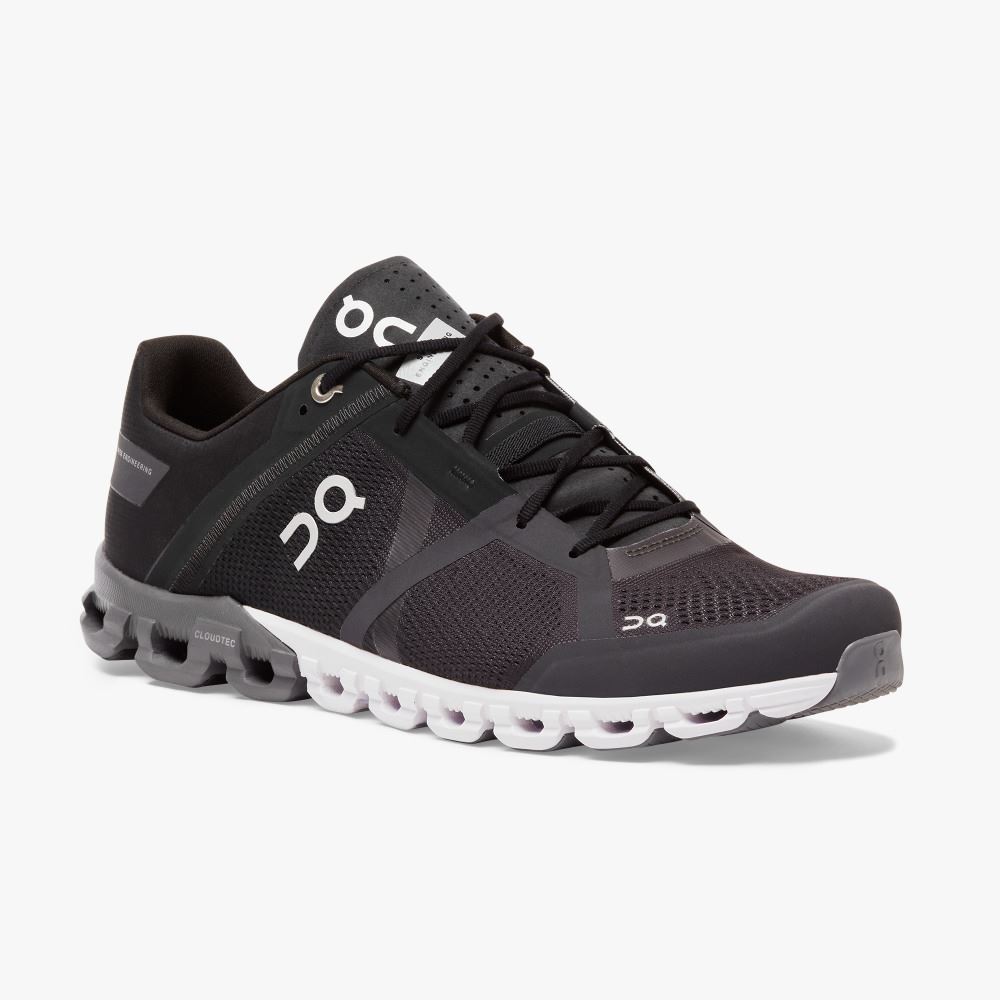 Black Men's On Running Cloudflow Road Running Shoes | CRG2583ET