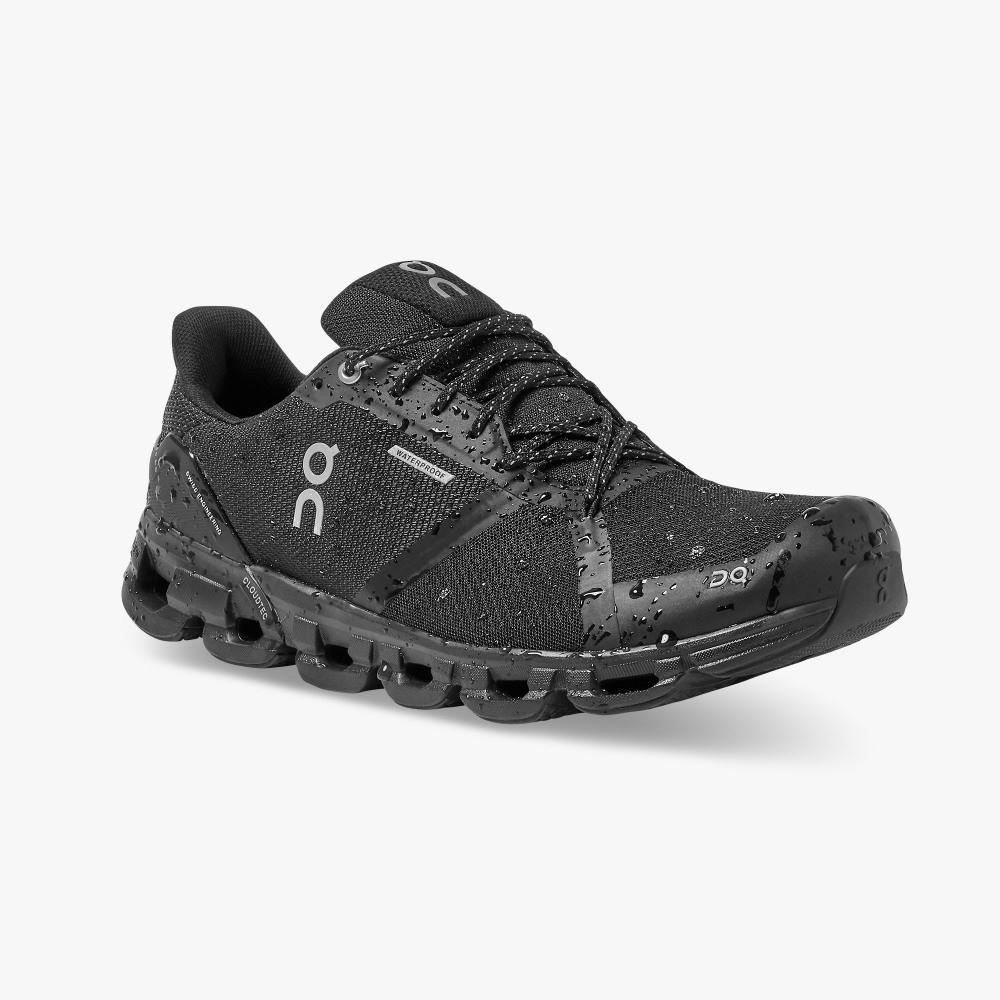 Black Men's On Running Cloudflyer Road Running Shoes | EBZ6875MW