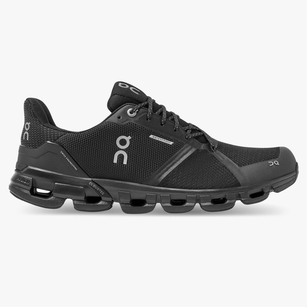 Black Men\'s On Running Cloudflyer Road Running Shoes | EBZ6875MW