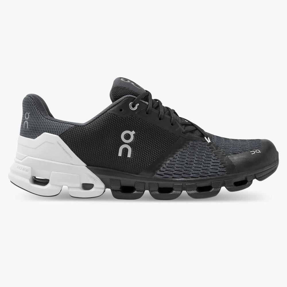 Black Men\'s On Running Cloudflyer Road Running Shoes | RBA4821JD