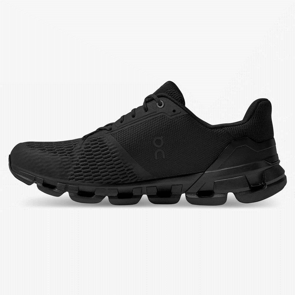 Black Men's On Running Cloudflyer Road Running Shoes | TDA4594AQ