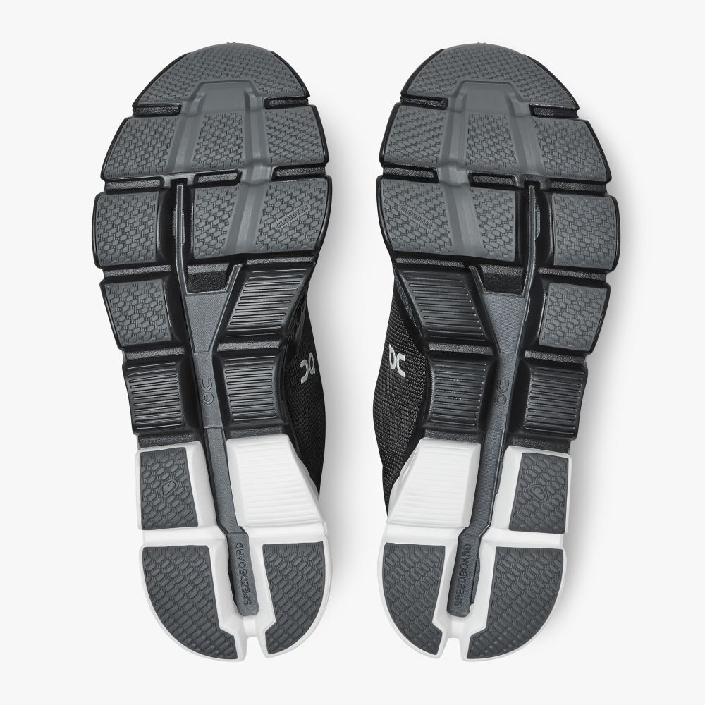 Black Men's On Running Cloudflyer Road Running Shoes | WQQ329OM
