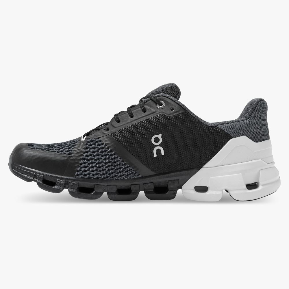 Black Men's On Running Cloudflyer Road Running Shoes | WQQ329OM