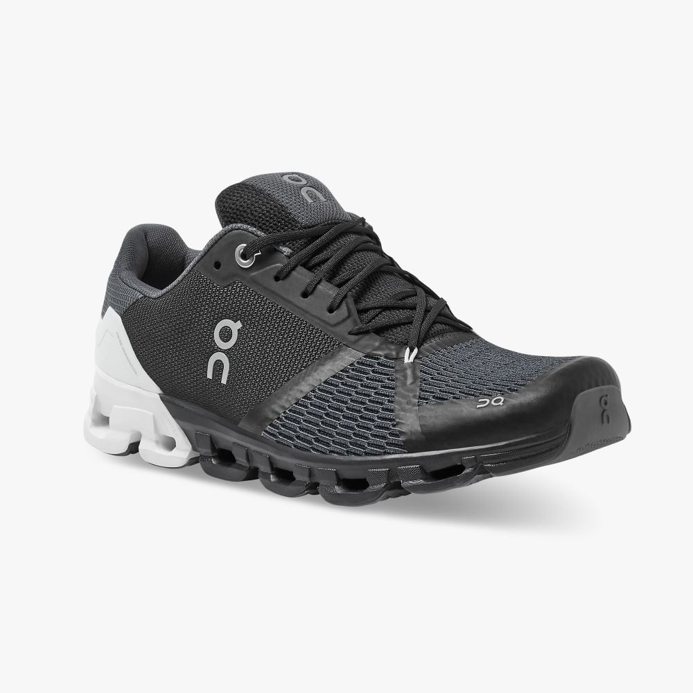 Black Men's On Running Cloudflyer Road Running Shoes | WQQ329OM
