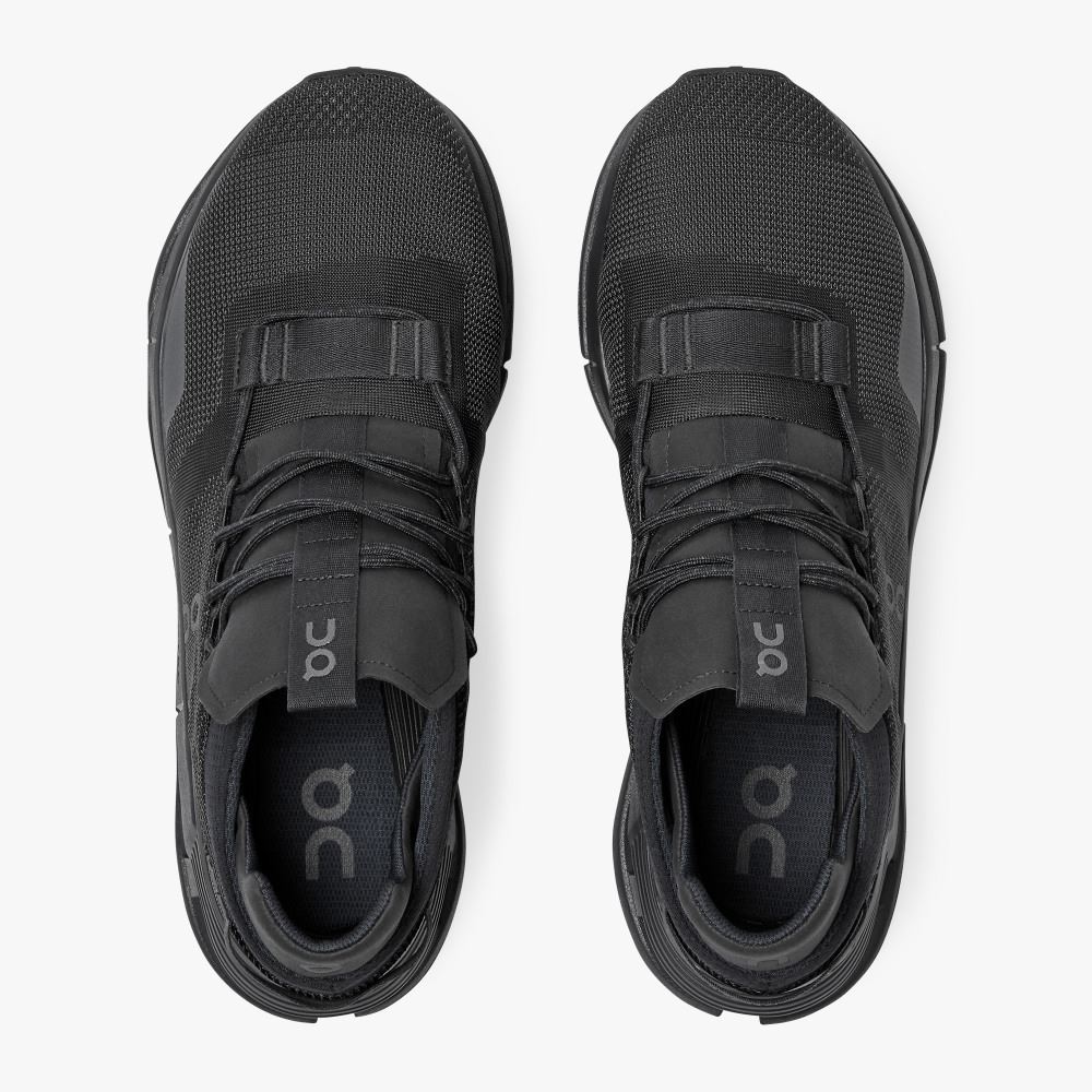 Black Men's On Running Cloudnova Sneakers | CUC499VF
