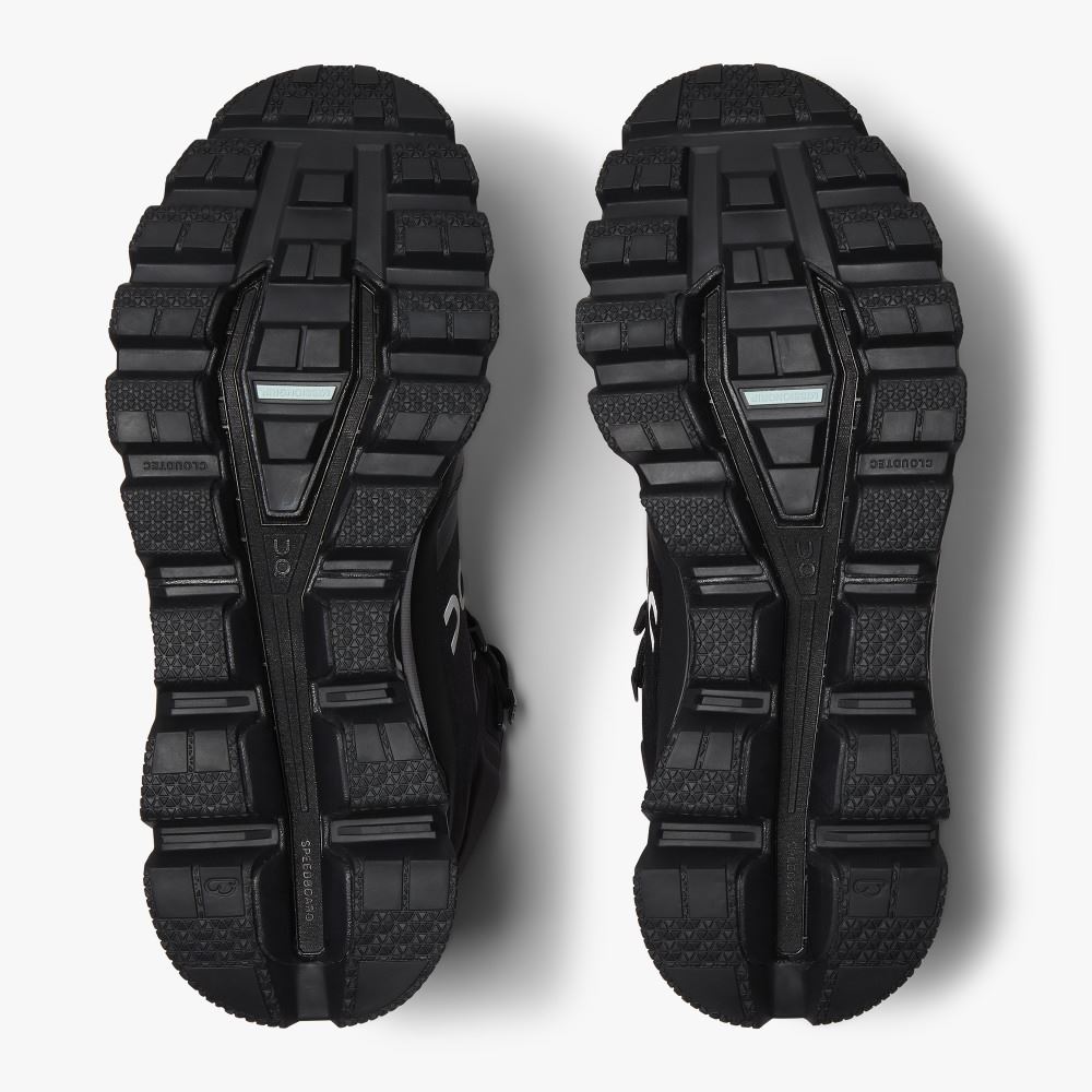 Black Men's On Running Cloudrock Hiking Shoes | GAR814OR