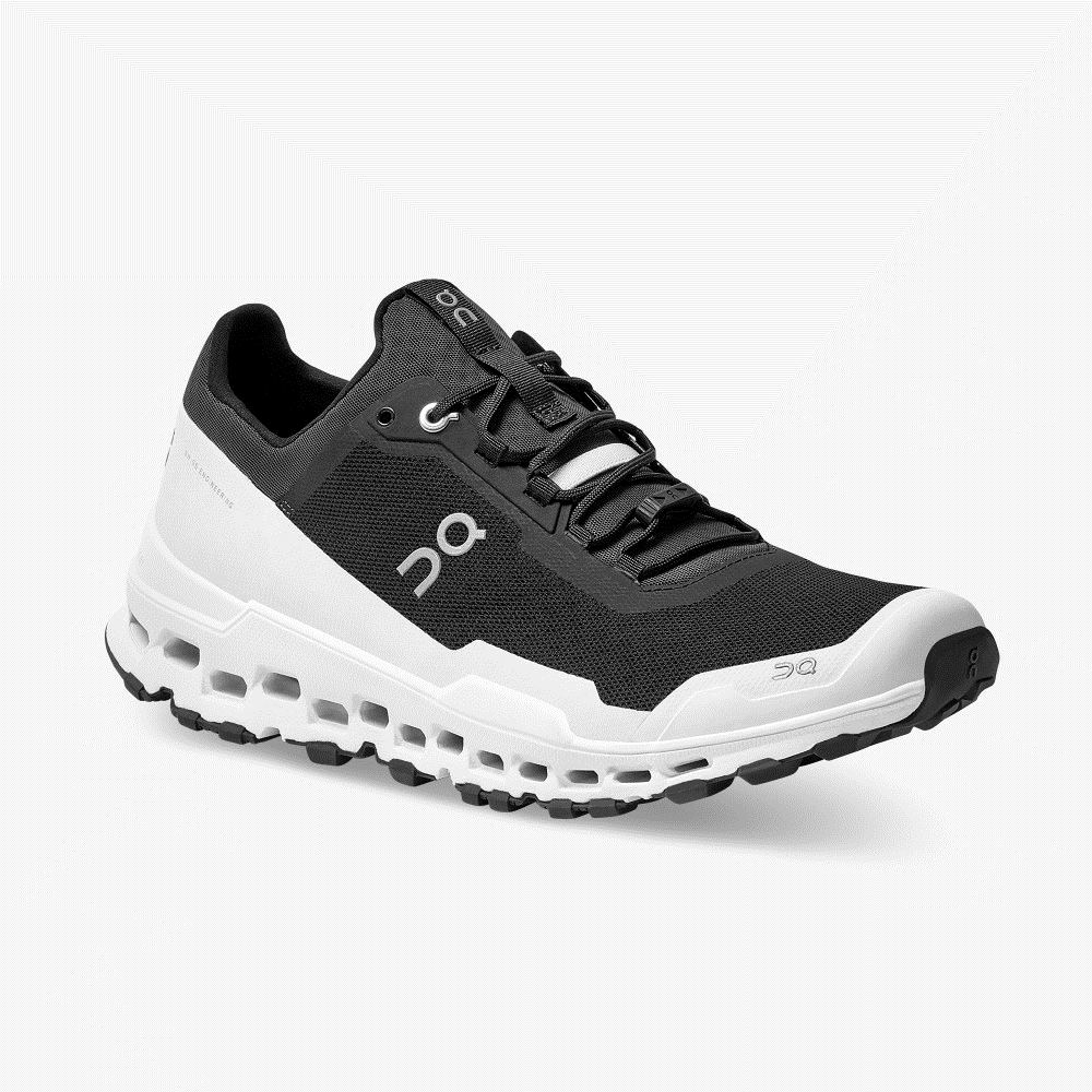 Black White Men's On Running Cloudultra Trail Running Shoes | PUD367QX