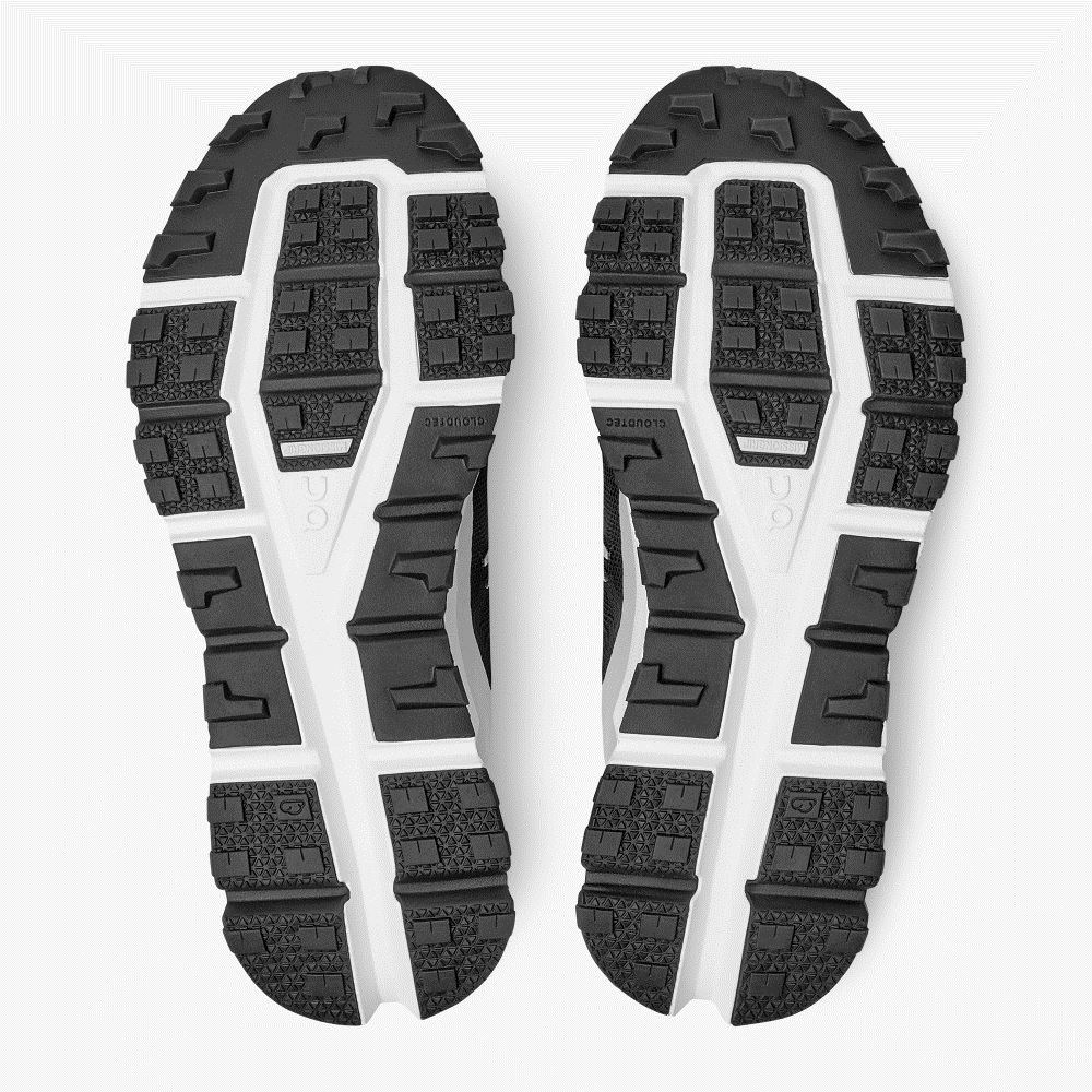 Black White Women's On Running Cloudultra Trail Running Shoes | LMV1857LC