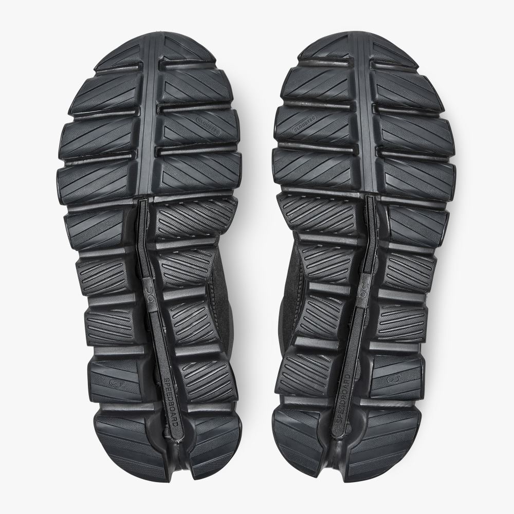 Black Women's On Running Cloud Hi Sneakers | VUU2832EO