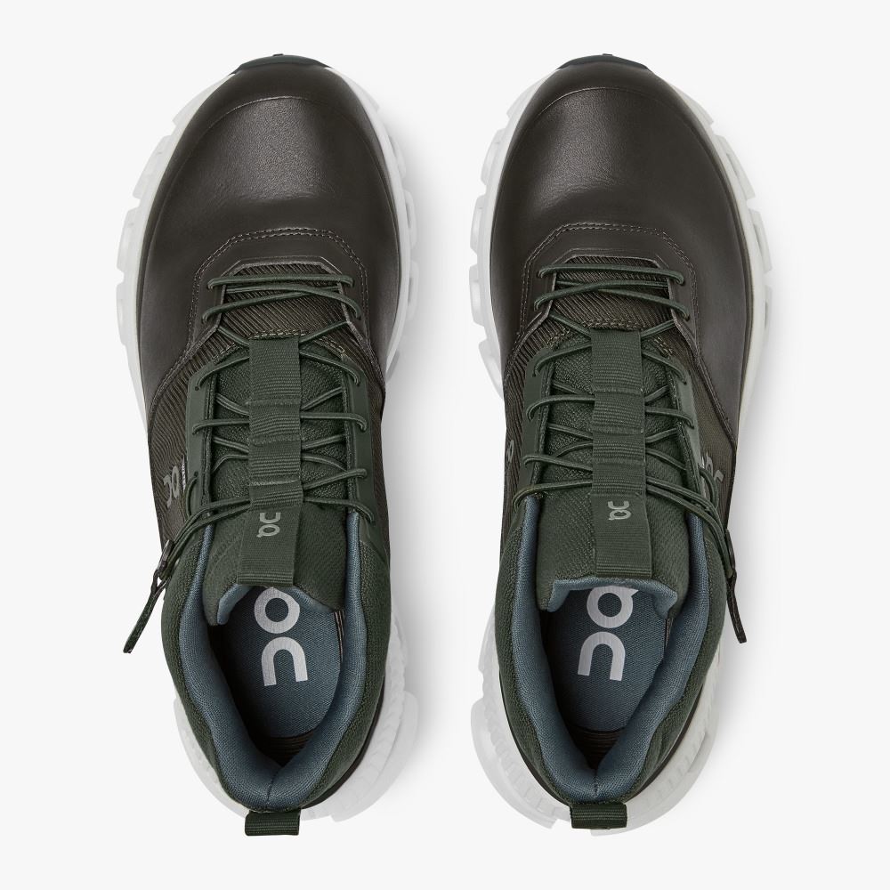 Black Women's On Running Cloud Hi Sneakers | YZW2864DQ