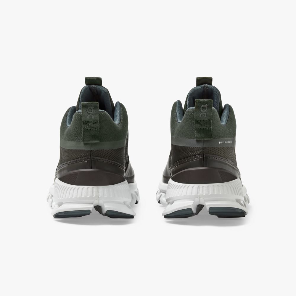 Black Women's On Running Cloud Hi Sneakers | YZW2864DQ