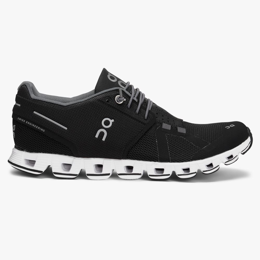 Black Women\'s On Running Cloud Sneakers | TII995AH