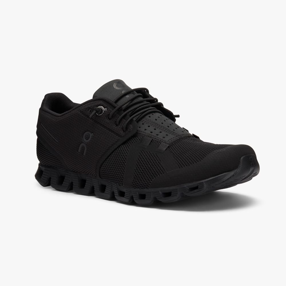 Black Women's On Running Cloud Sneakers | UDE5264QZ