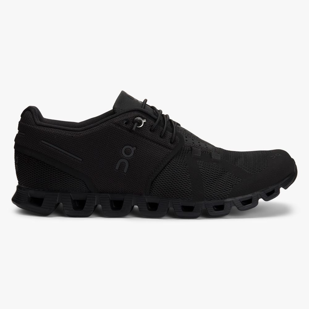 Black Women\'s On Running Cloud Sneakers | UDE5264QZ