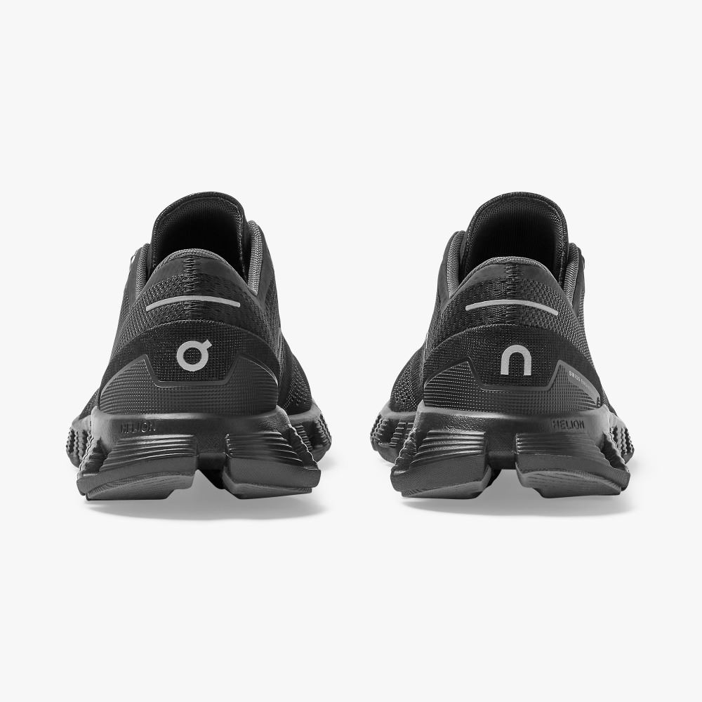 Black Women's On Running Cloud X Road Running Shoes | IMX4914QJ