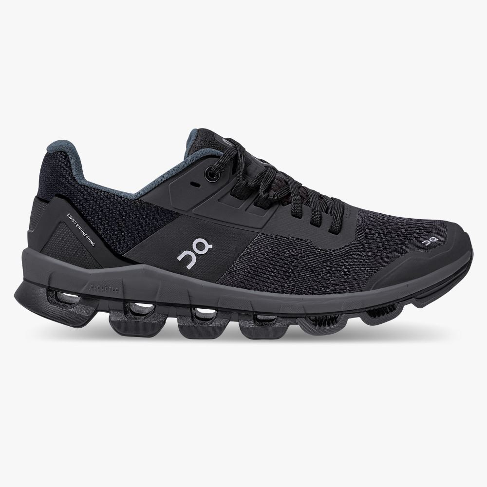 Black Women\'s On Running Cloudace Road Running Shoes | XIY6560ZV
