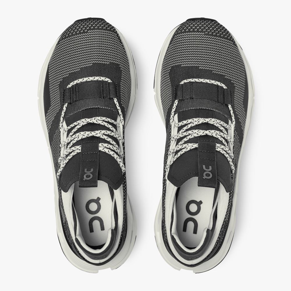 Black Women's On Running Cloudnova Sneakers | MGE6555PR
