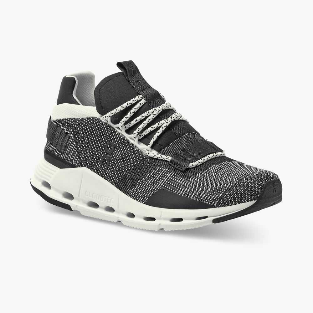 Black Women's On Running Cloudnova Sneakers | MGE6555PR