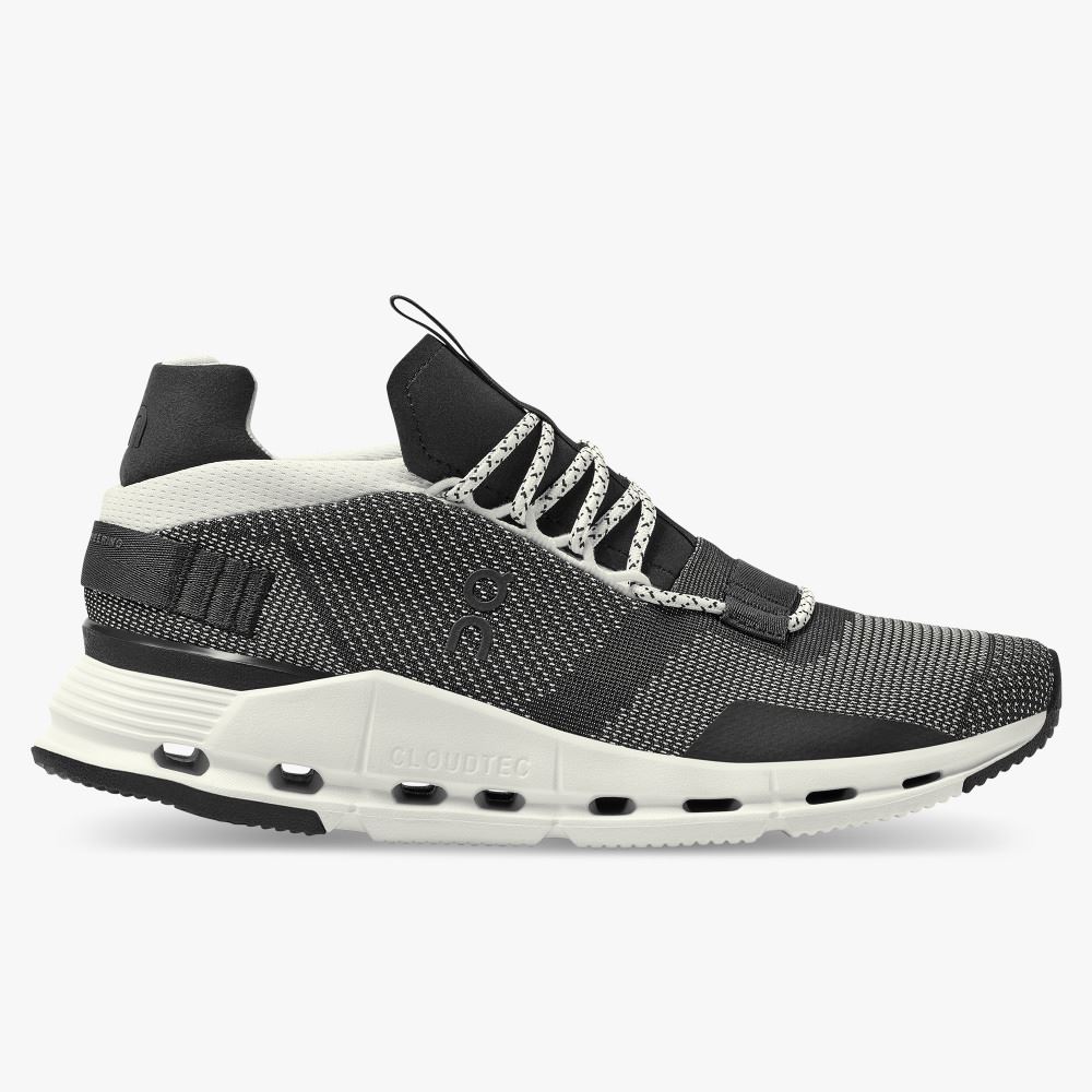Black Women\'s On Running Cloudnova Sneakers | MGE6555PR