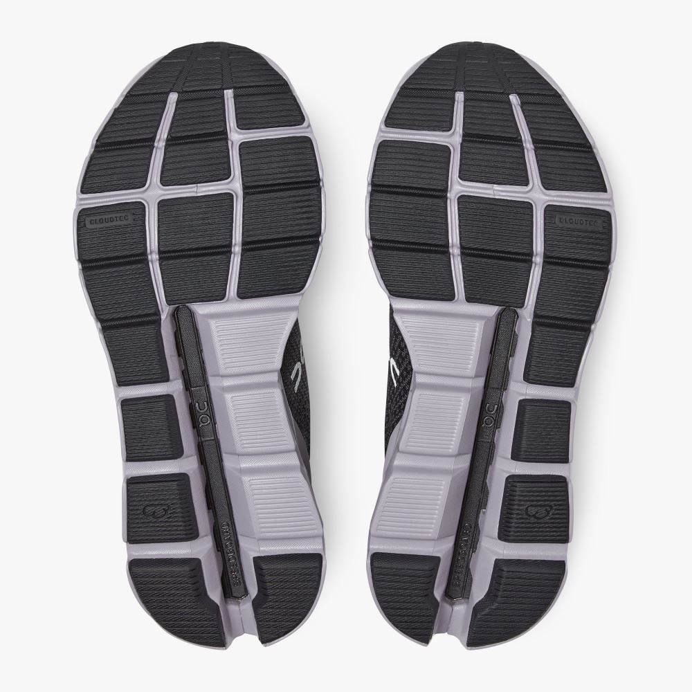 Black Women's On Running Cloudstratus Road Running Shoes | KIF4280OL