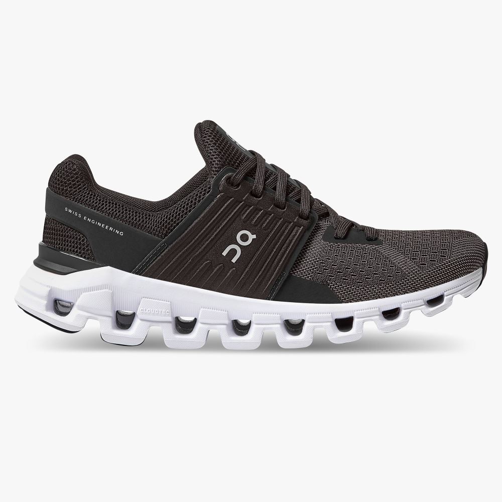 Black Women\'s On Running Cloudswift Road Running Shoes | JZC3812YG