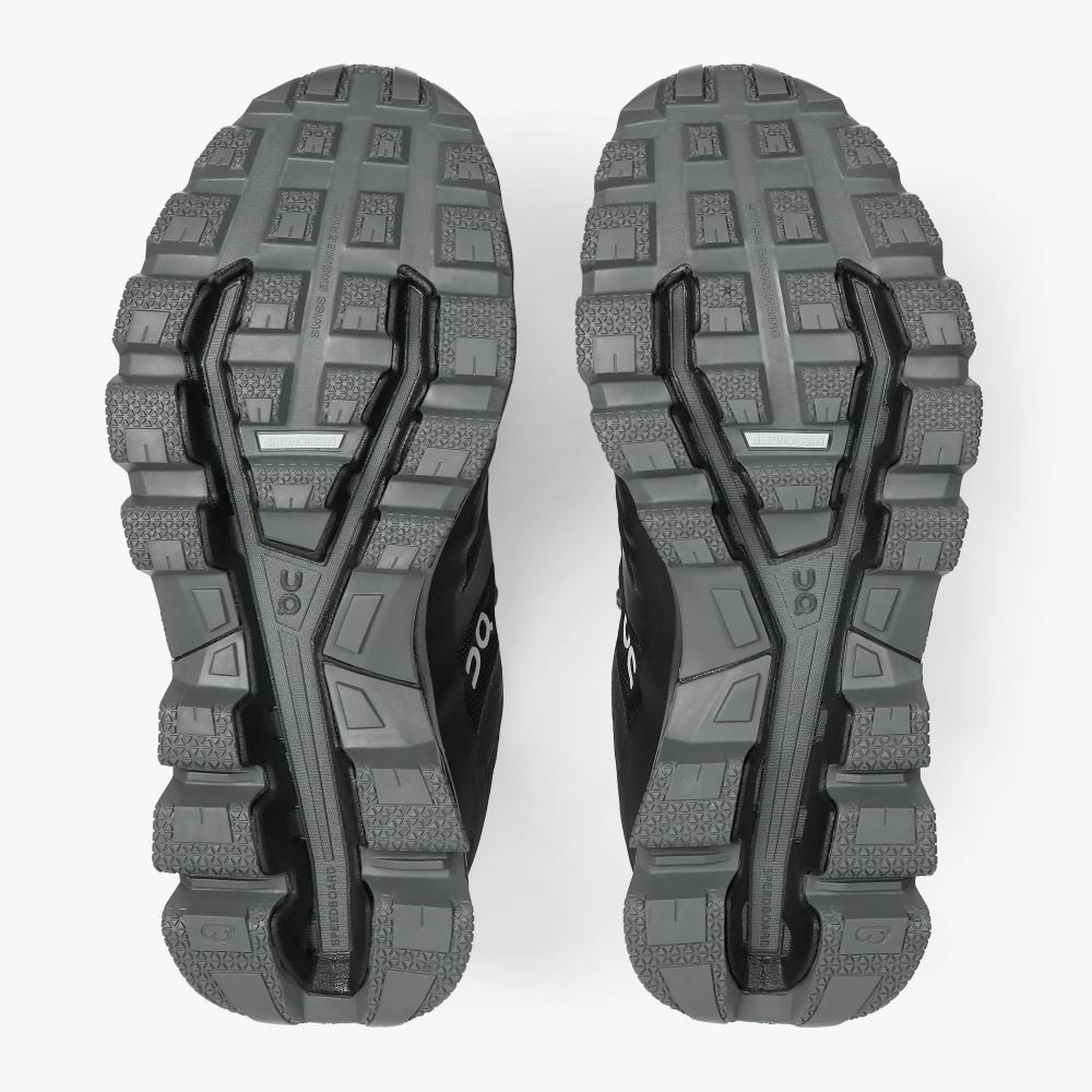 Black Women's On Running Cloudventure Trail Running Shoes | LXF659YN