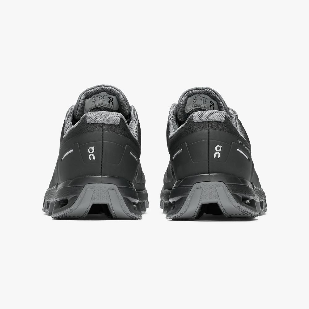 Black Women's On Running Cloudventure Trail Running Shoes | LXF659YN