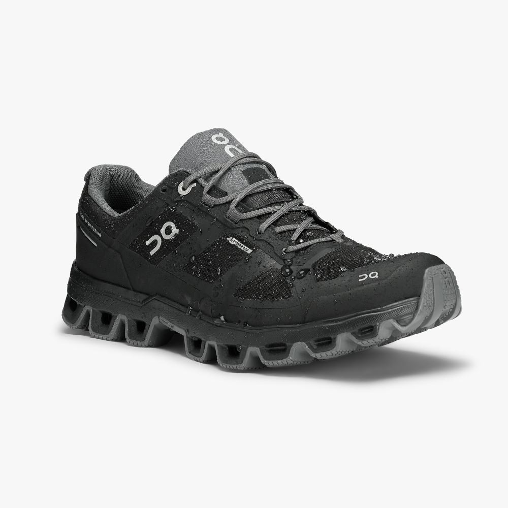 Black Women's On Running Cloudventure Trail Running Shoes | LXF659YN