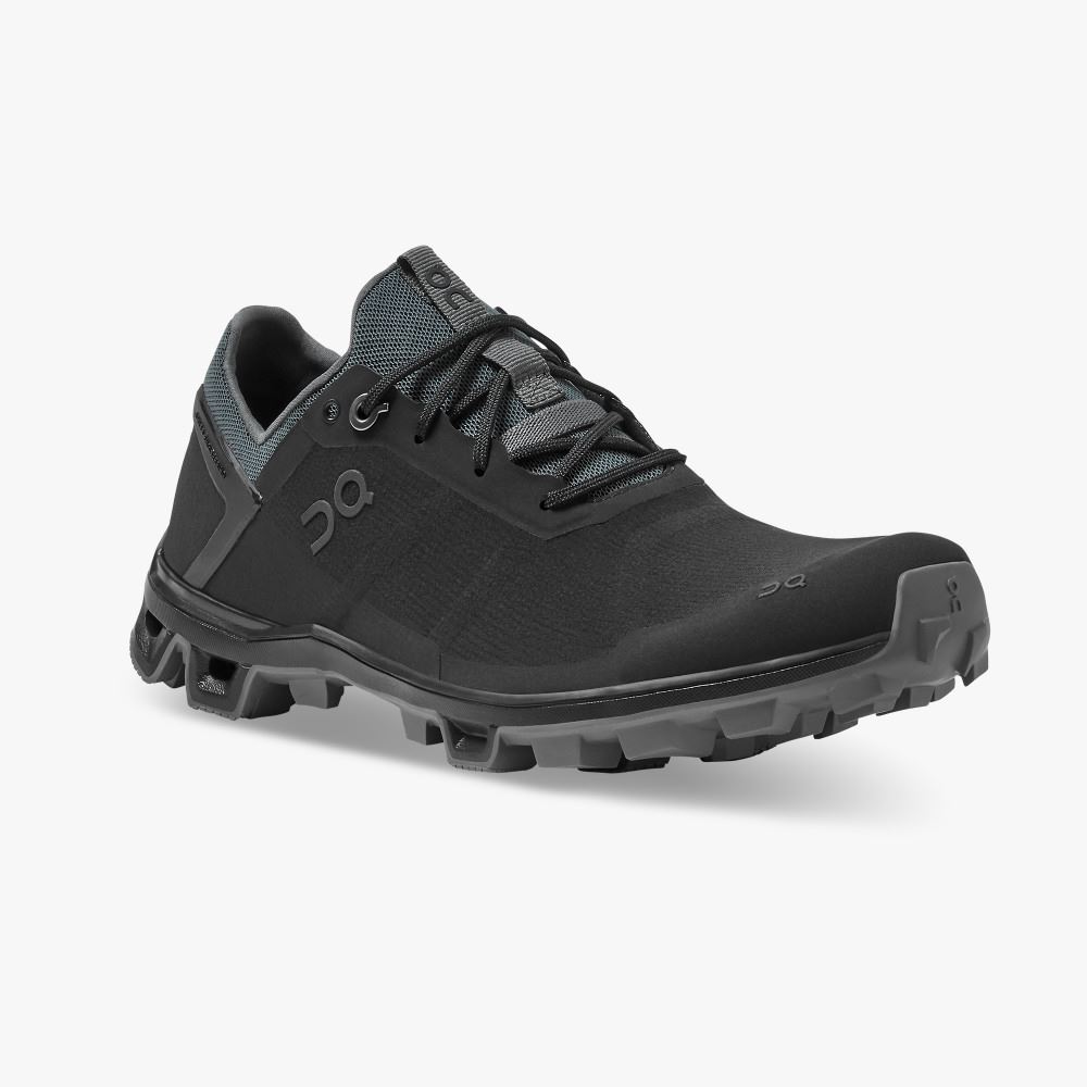 Black Women's On Running Cloudventure Trail Running Shoes | UWC6631QM