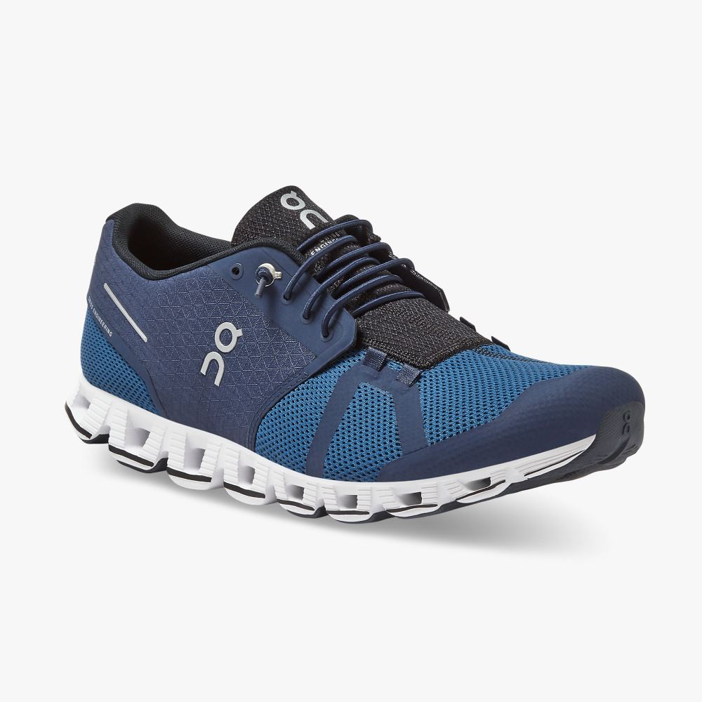 Blue Men's On Running Cloud Sneakers | LTO4272XW