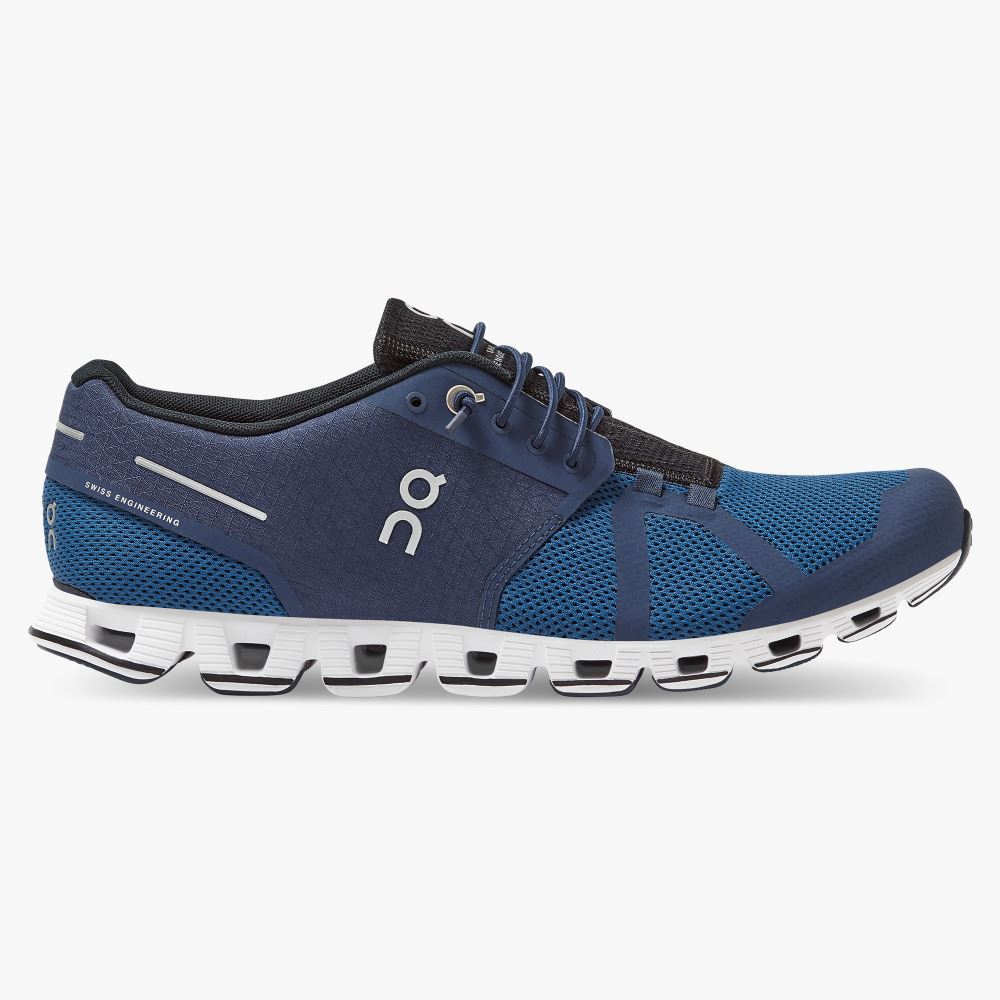 Blue Men\'s On Running Cloud Sneakers | LTO4272XW