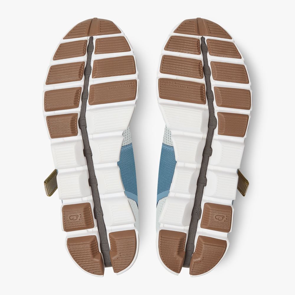 Blue White Women's On Running Cloud Sneakers | XVK9664ZY