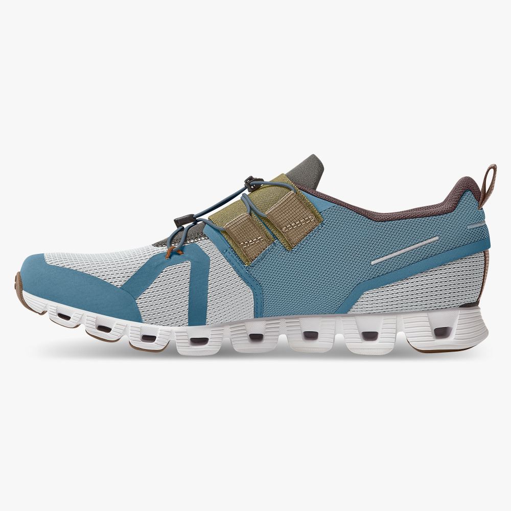 Blue White Women's On Running Cloud Sneakers | XVK9664ZY