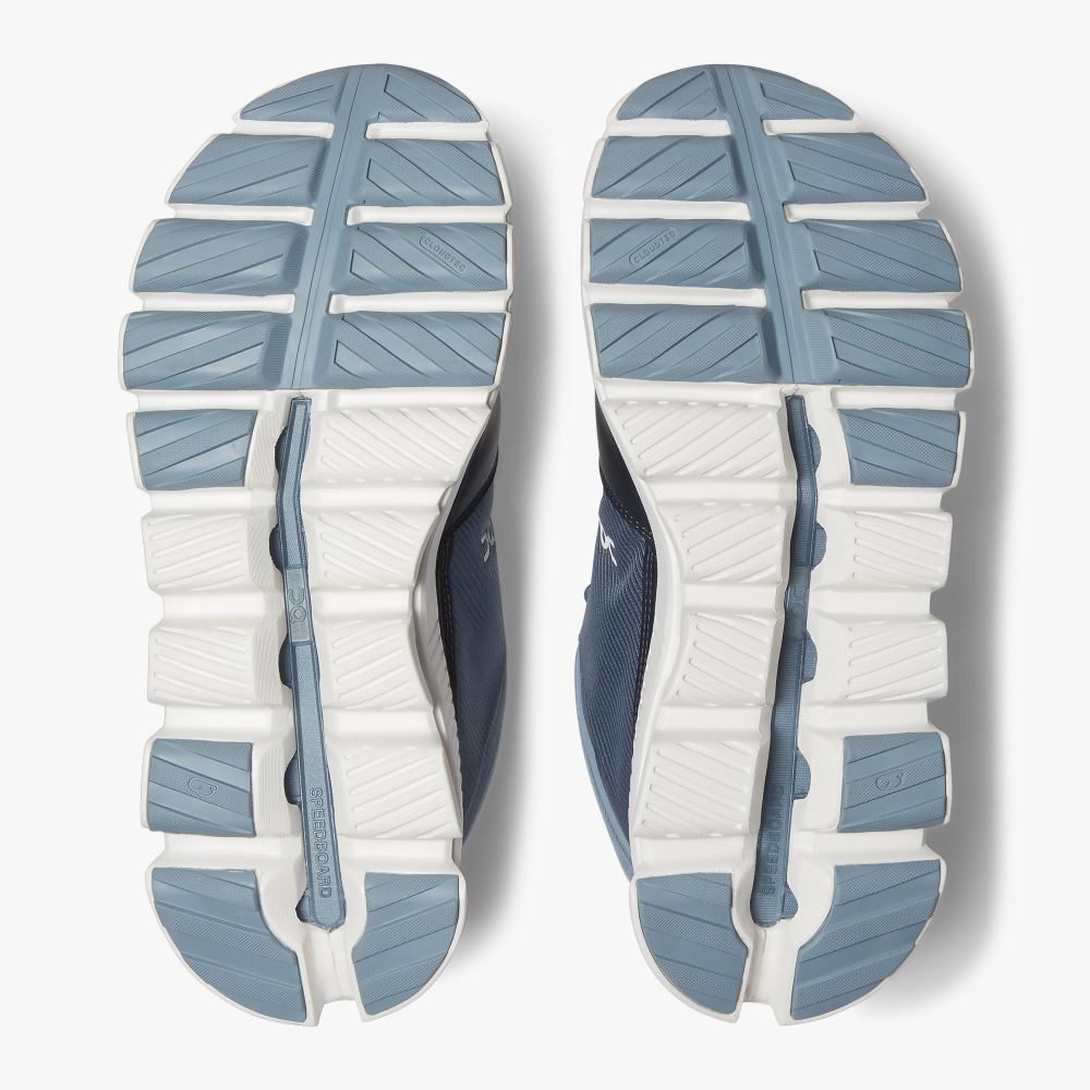 Blue Women's On Running Cloud Hi Sneakers | VIK1351DY