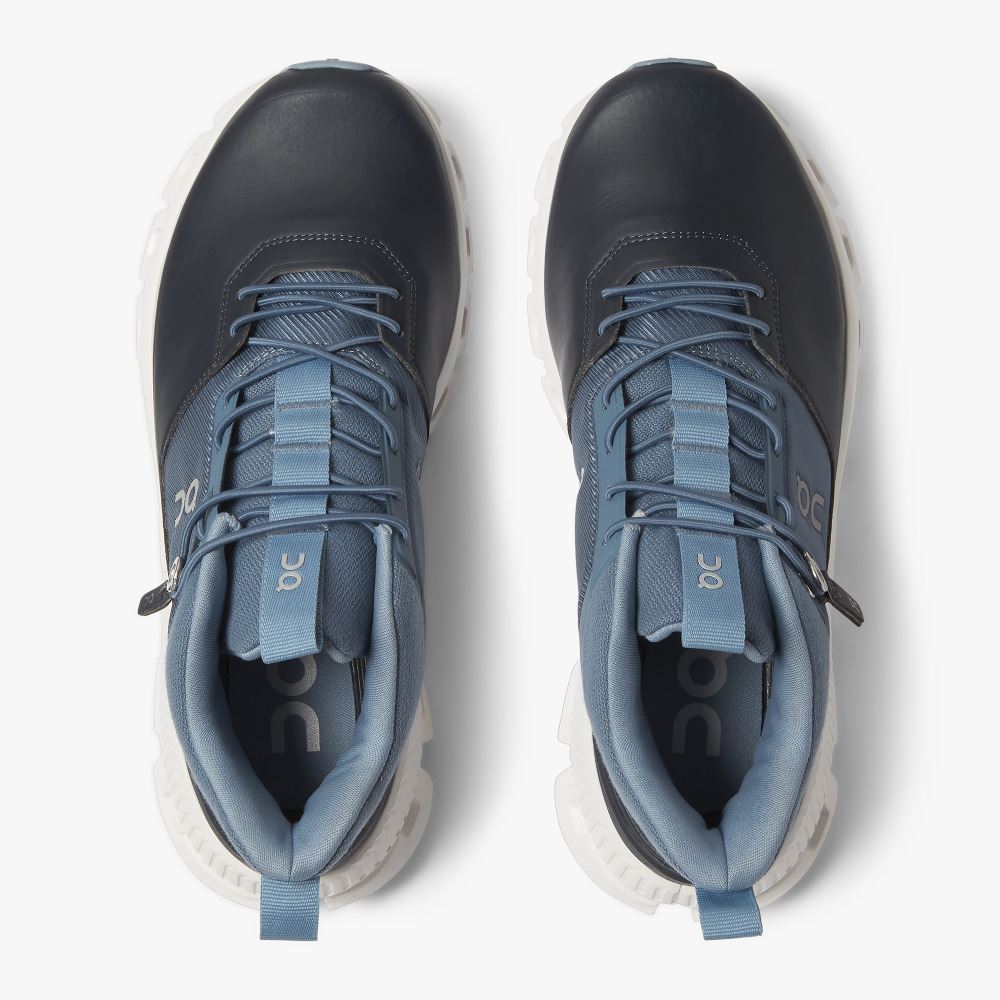 Blue Women's On Running Cloud Hi Sneakers | VIK1351DY