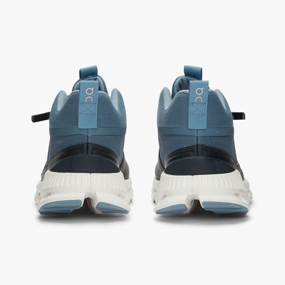 Blue Women's On Running Cloud Hi Sneakers | VIK1351DY