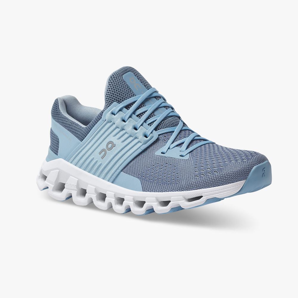Blue Women's On Running Cloudswift Road Running Shoes | DOP3339FP