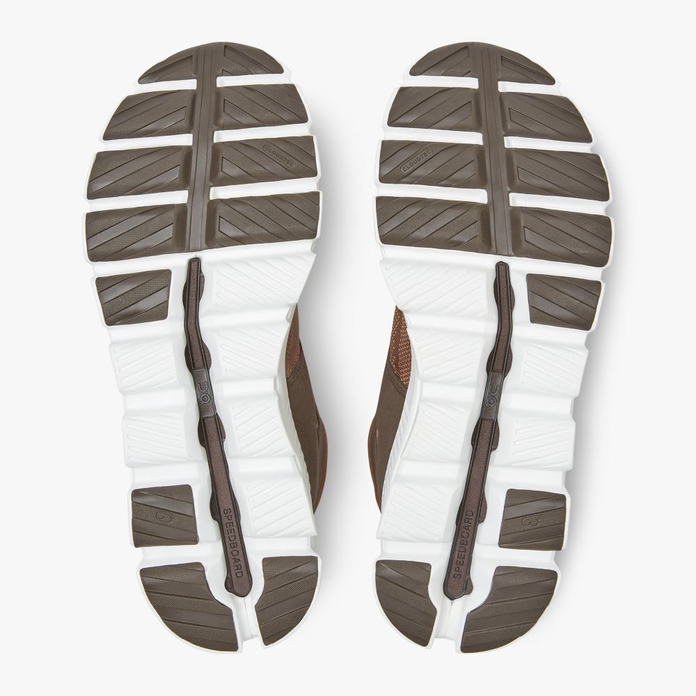 Brown Men's On Running Cloud Hi Sneakers | GNS9375CD
