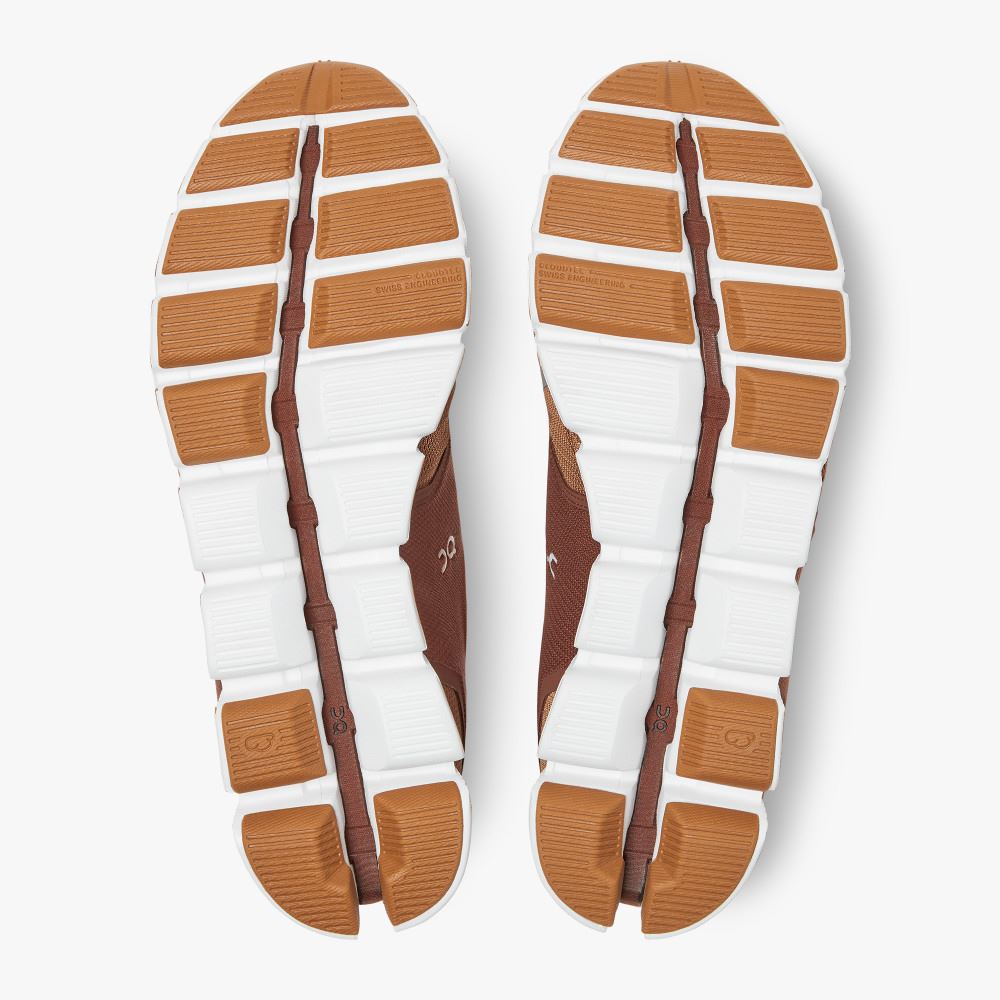 Brown Men's On Running Cloud Sneakers | KVP6567IC