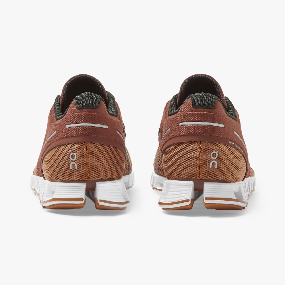 Brown Men's On Running Cloud Sneakers | KVP6567IC