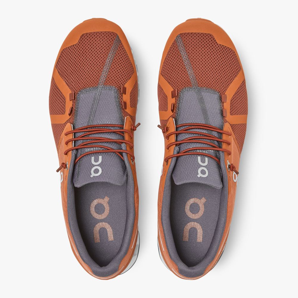 Brown Men's On Running Cloud Sneakers | PSZ1395XT